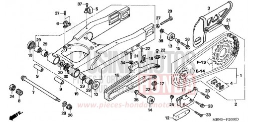 BRAS OSCILLANT XR650R5 de 2005